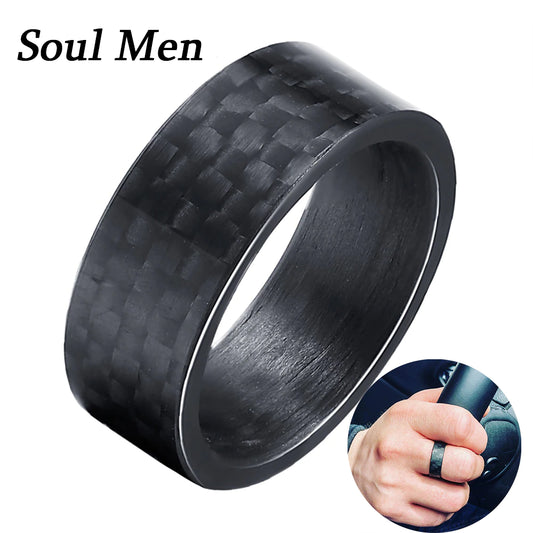 "Ultimate Carbon Fiber Spinner Rings: Stylishly Unique, Perfect for Weddings, Engagements, and Stress Relief - Ideal for Men and Women!"